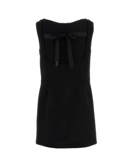 Prada Black Wool Dress