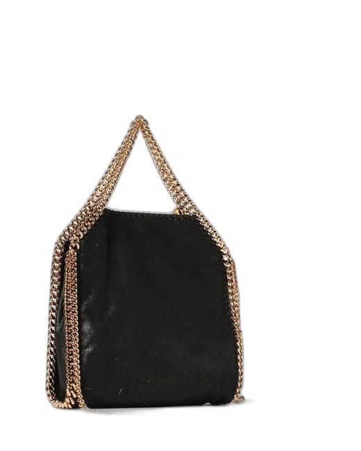 Stella McCartney Black Falabella Mini Tote With Chain
