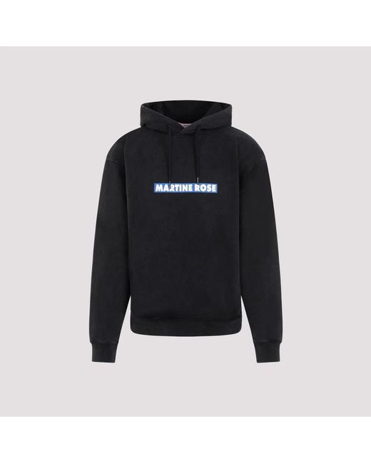 Martine Rose Black Classic Hoodie for men