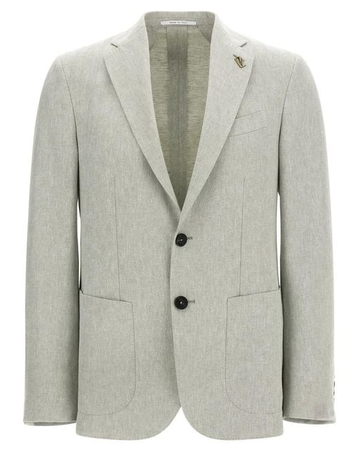 Pal Zileri Gray 'Brera' Blazer for men