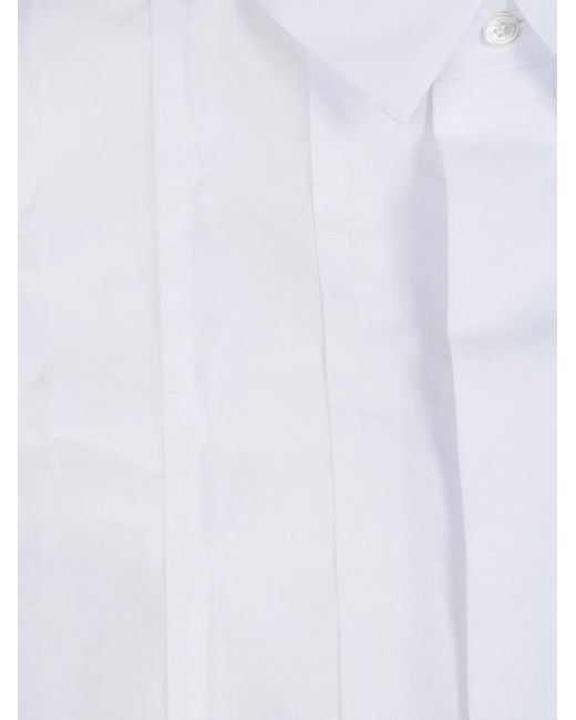 Sacai White Sleeveless Shirt