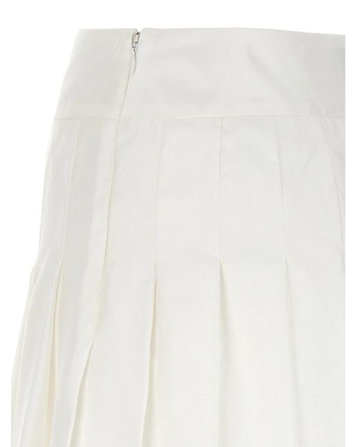 Casablanca White 'Casa Way' Skirt