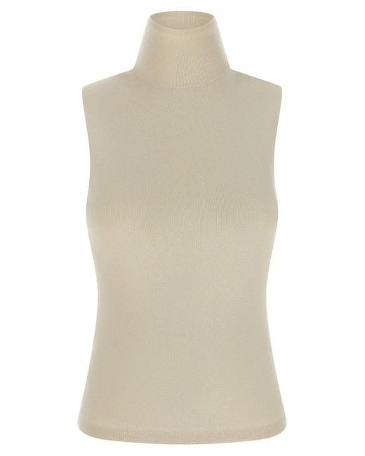 Extreme Cashmere Natural 'N° 502 Collarbone' Top