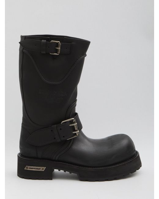 Balenciaga Black Venom Boots for men