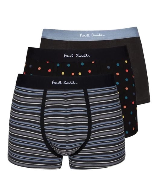 Paul Smith Black 3-Pack Of Boxer Shorts for men