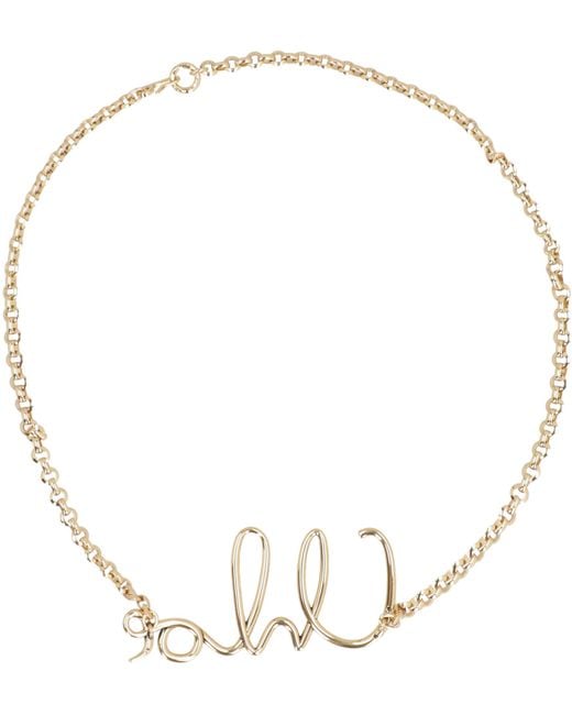Chloé Natural Small+ Logo Firma