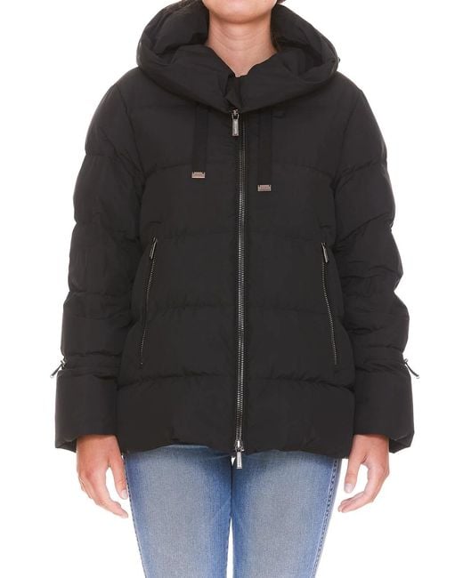 Moorer Black Padded Jacket