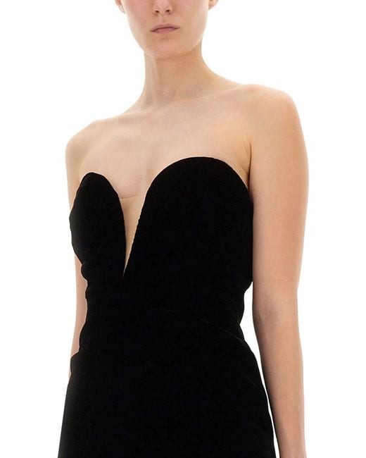 Tom Ford Black Velvet Cocktail Dress