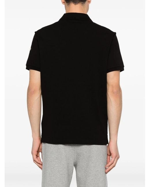 Moncler Black Ss Polo for men