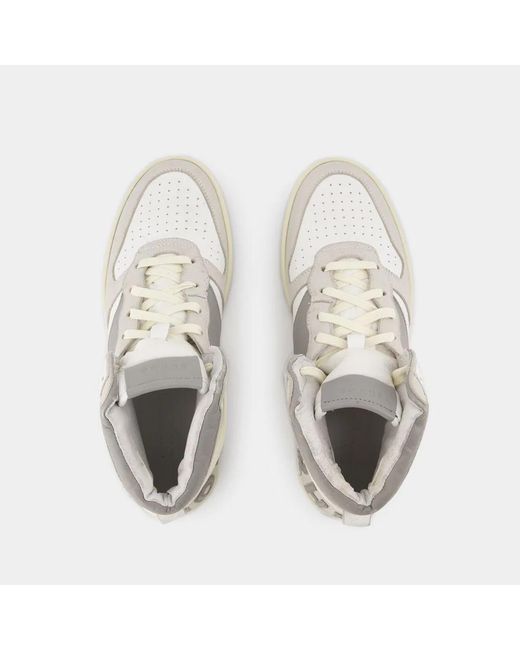 Rhude White Rhecess Hi Sneakers for men