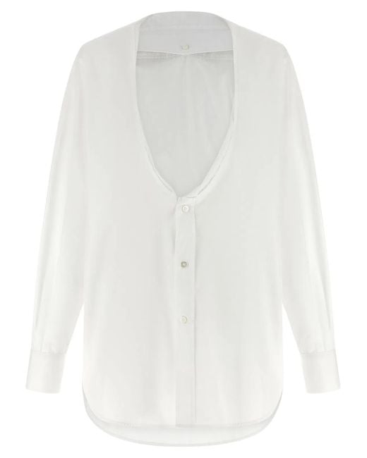Maison Margiela White Poplin Shirt