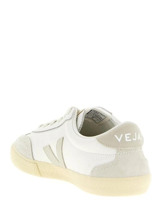 Veja White 'Volley' Sneakers for men