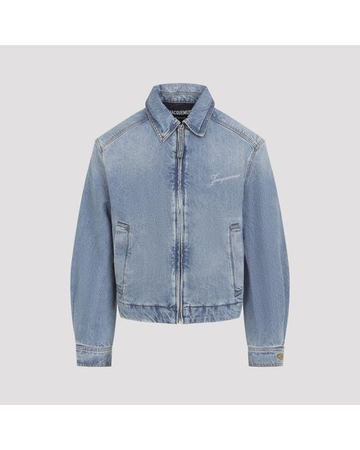 Jacquemus Blue Tabac La Veste De-Nimes Canevas Jacket for men