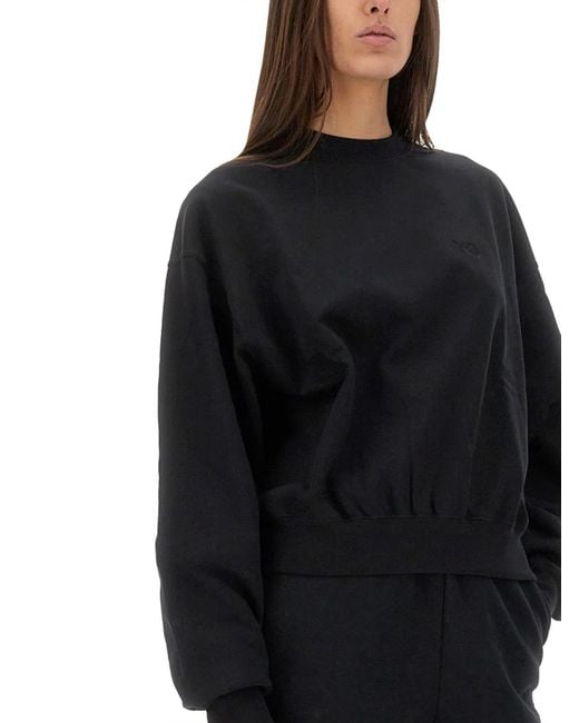 Y-3 Black 3 Sweatshirt With Logo