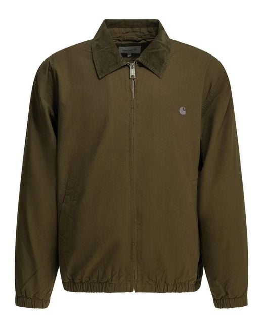 Carhartt Green "Madison Ripstop" Bomber Jacket for men