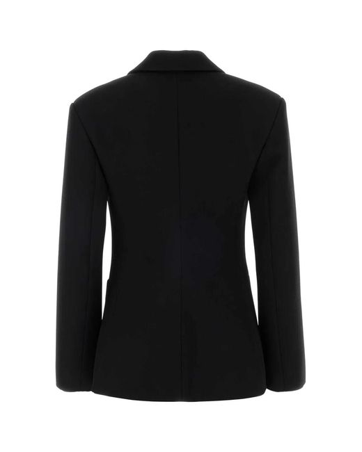 Loewe Black Wool Blend Blazer