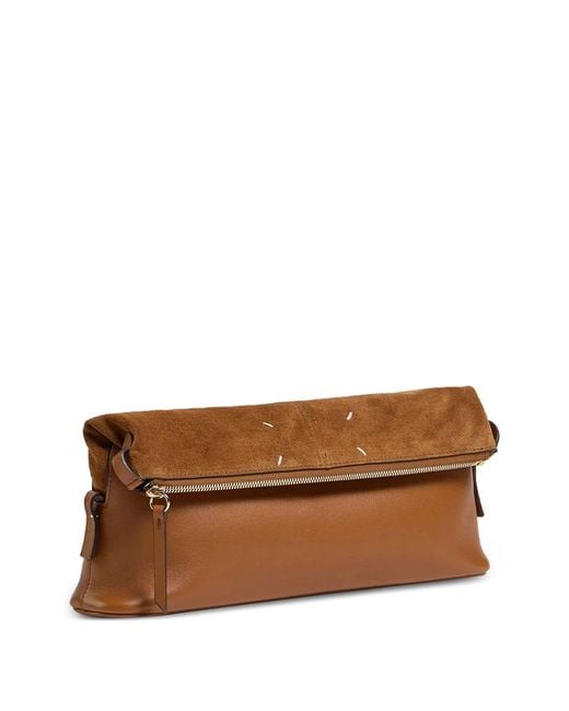Maison Margiela Brown Borsa "5Ac Soft Pouch"