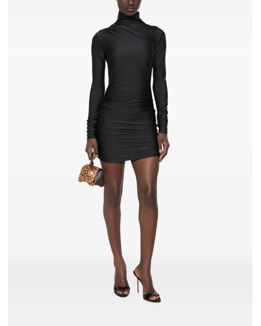 ANDAMANE Black Oleandra Mini Dress