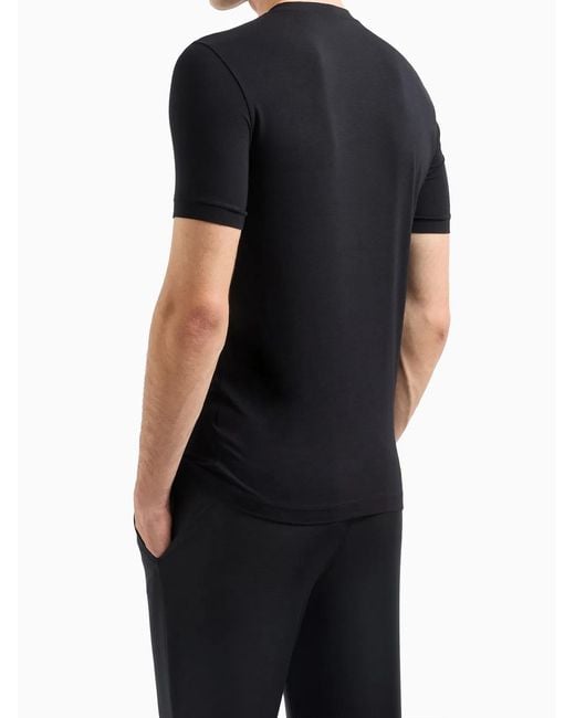 Giorgio Armani Black T-Shirt for men