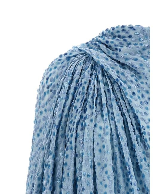 Kiko Kostadinov Blue 'Caspian' Dress