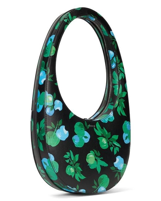 Coperni Green Swipe Flora Handbag