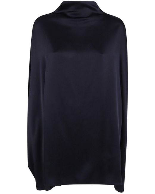 Semicouture Blue "Krystina" Classic Midi Dress