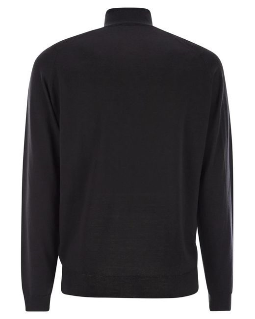 John Smedley Black Barrow for men