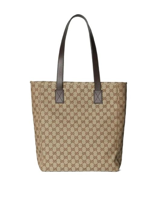 Gucci Natural Fabric Shopping Bag Gg Medium for men