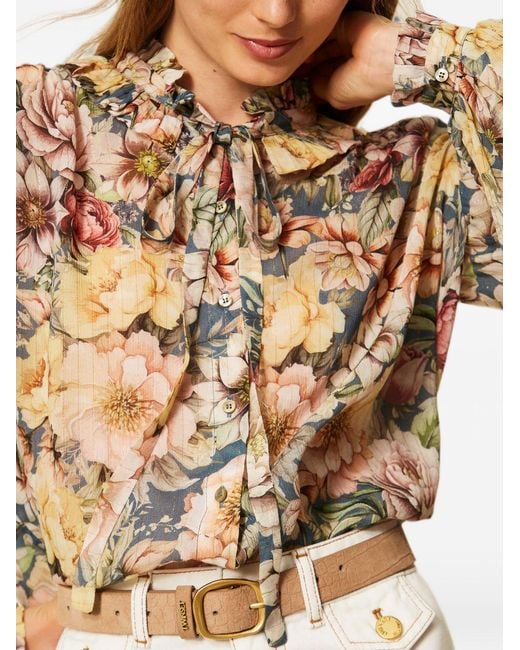Twinset Brown Viscose Shirt