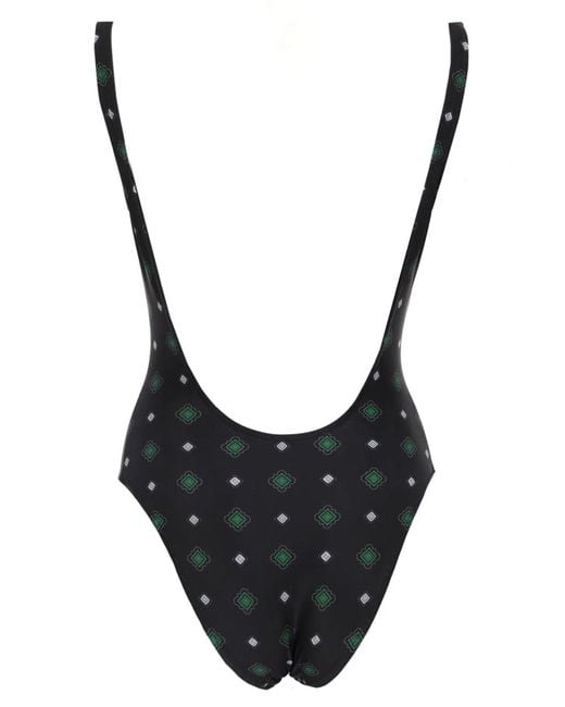 Moschino Black "Teddy" One Piece Swimsuit