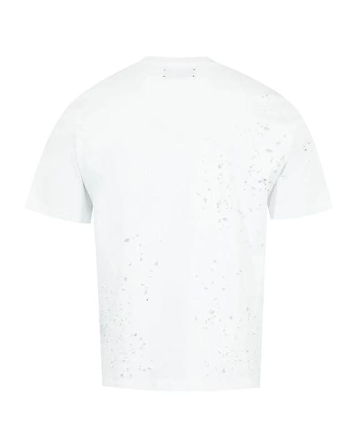 Amiri White Film Shotgun Tee for men