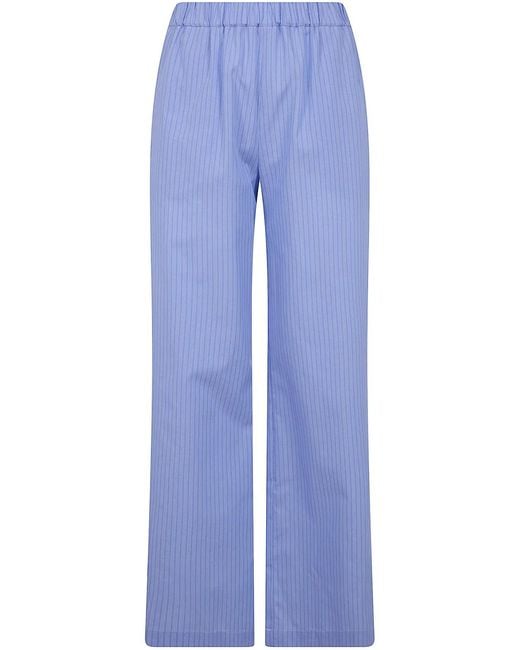 DR. HOPE Blue Elastic Waist Trousers