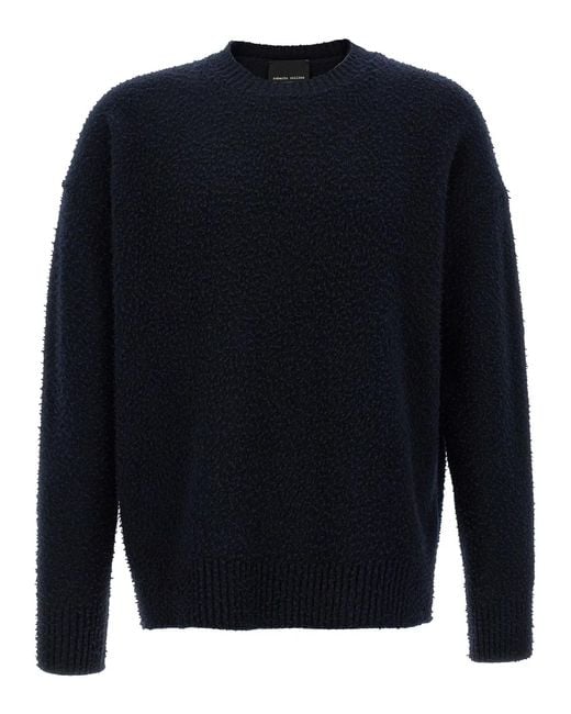 Roberto Collina Blue Casentino Sweater for men