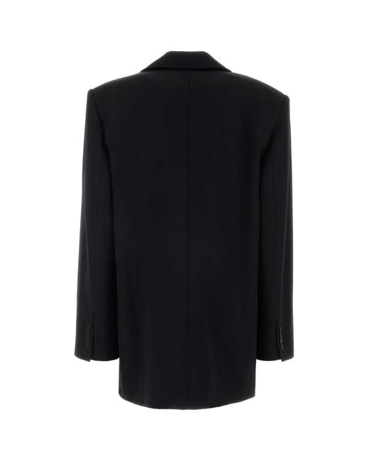 The Attico Black Wool Blazer