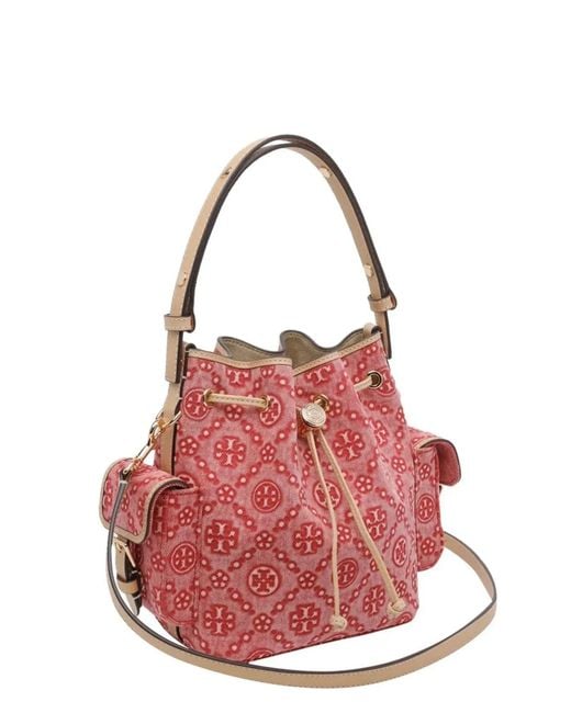 Tory Burch Red Bag T-Monogram