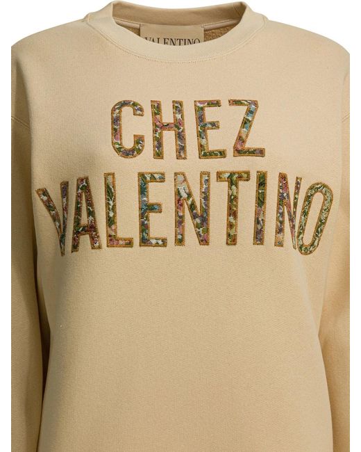 Valentino Natural Cotton Sweatshirt