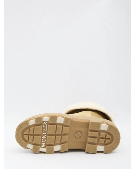 Moncler Natural Aurea Ankle Boots