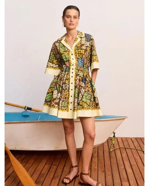 ALÉMAIS Multicolor Minnie Mini Dress