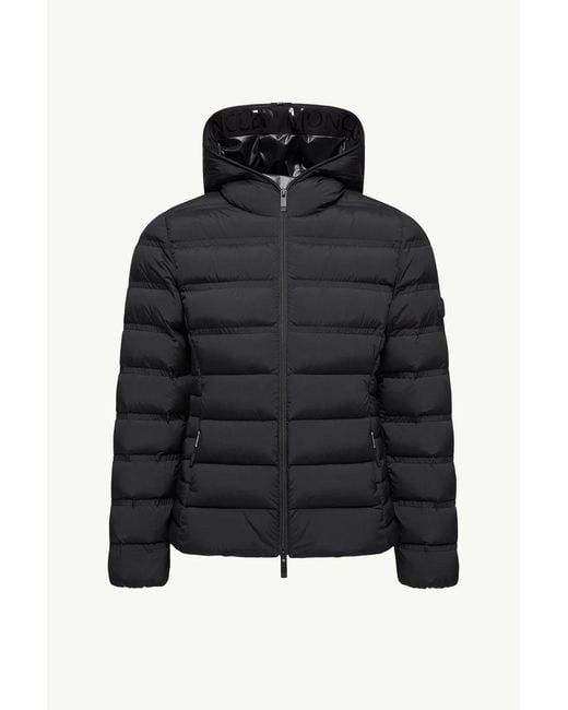 Moncler Black Alete Short Down Jacket With Hood