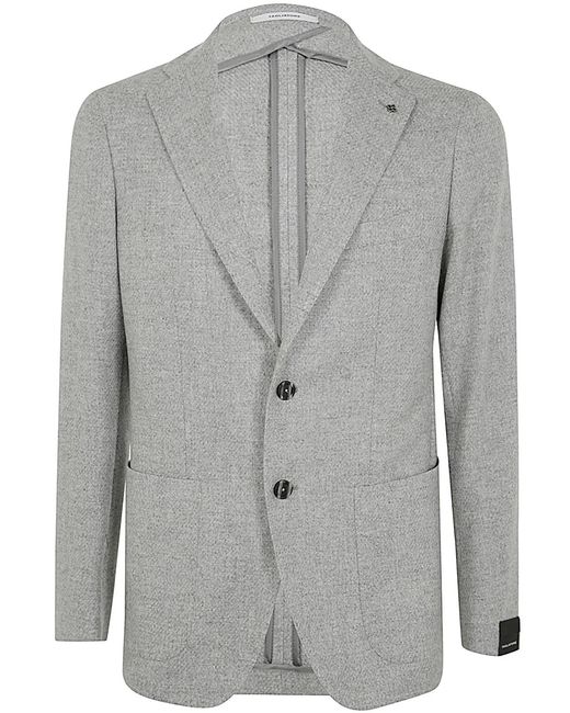 Tagliatore Gray Single Breast Jacket for men