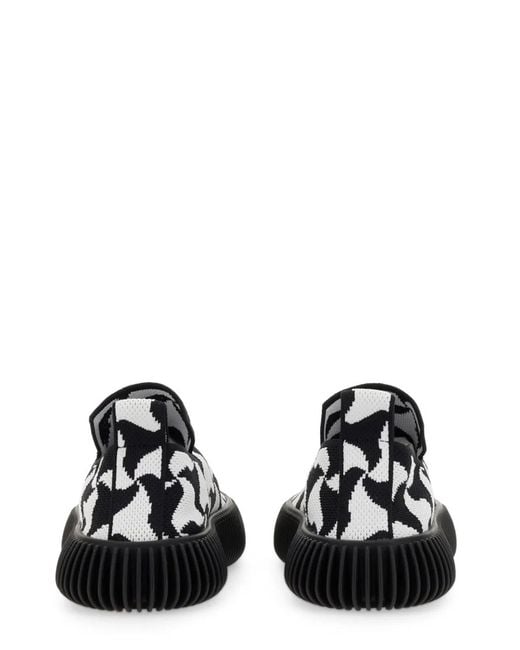Bottega Veneta Black Knit Slip-On Sneaker