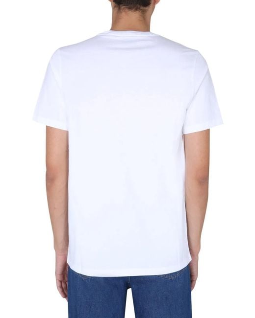 Paul Smith White Ps Paul Smith Regular Fit Tshirt for men