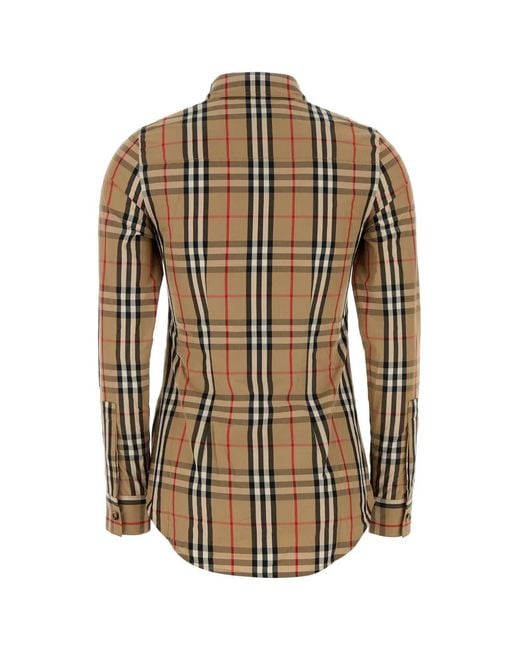 Burberry Multicolor Multicolour Cotton Plaid Lapwing