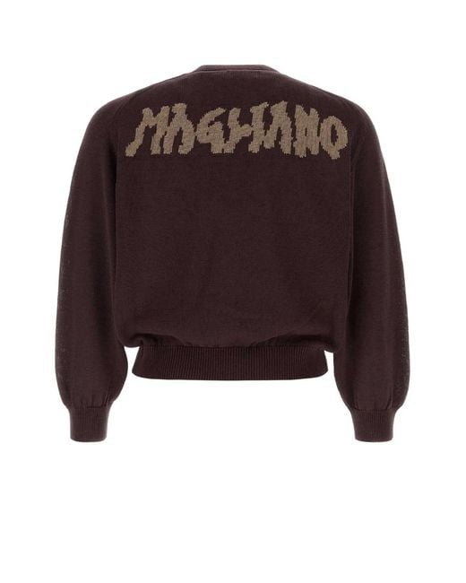 Magliano Brown V58325480 Grampa Cardigan for men