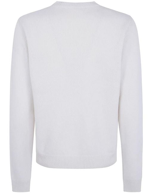 A.P.C. White "Edmond" Pullover for men