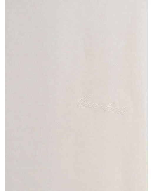 Fear Of God White "Essential" Tee for men
