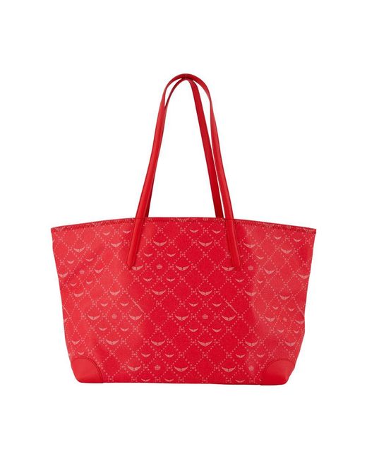 Zadig & Voltaire Red Zadig&Voltaire Z Monogram Shopper Bag