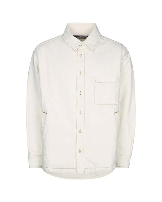 Jacquemus White La Chemise Boulanger for men