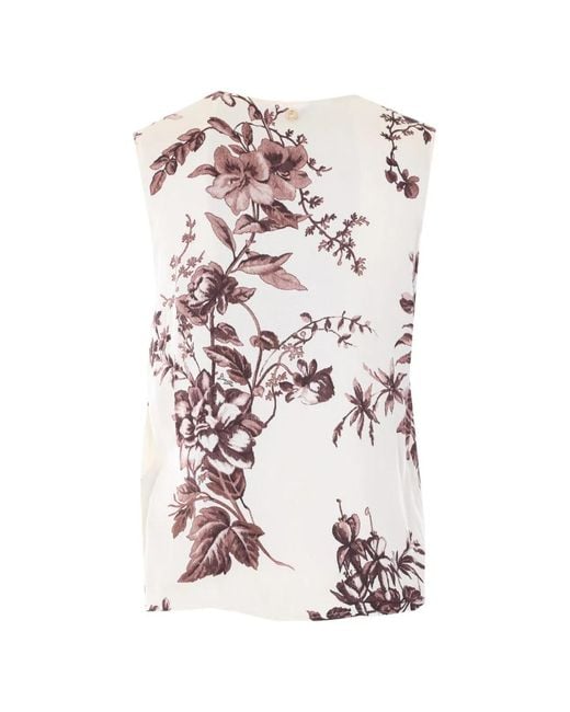 Liu Jo White Chocolate Leaf Cotton Jacket