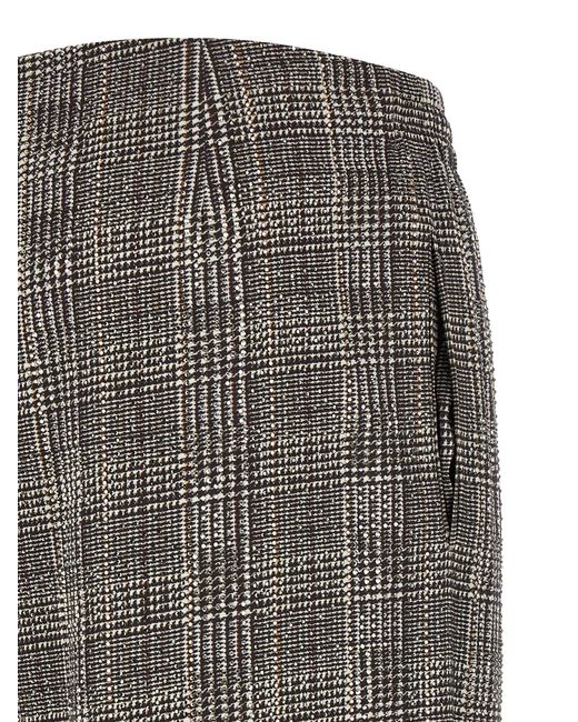 Ermanno Scervino Gray All-Over Crystal Pants